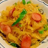 そうめん南瓜のカレー炒め